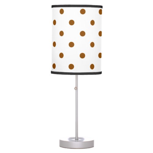 Little Polkadots _ Brown Table Lamp