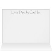 Little Pony Cards (Inside Horizontal (Top))