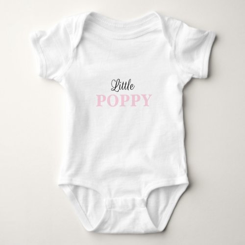 Little Poppy Classic Baby Body Baby Bodysuit