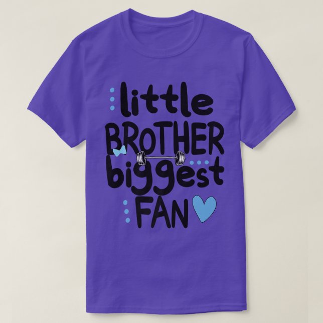 Little Powerlifting Brother Powerlifter Brother Pr T-Shirt (Design Front)