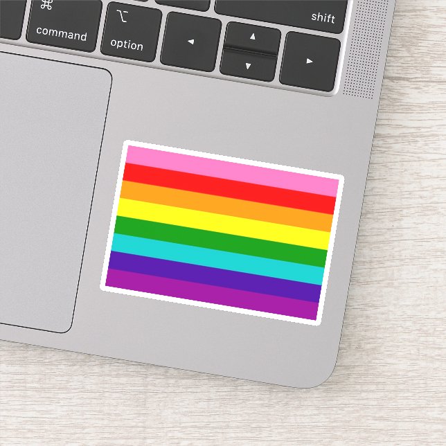 Little Pride Flag Sticker (Detail)