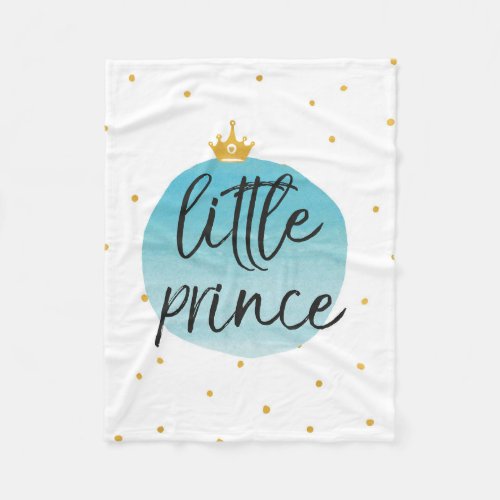 Little Prince Baby Blanket Baby shower Gift 