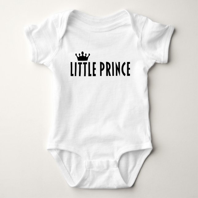 Little prince baby boy onsie bodysuit (Front)