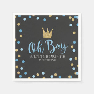 Little Prince Baby Shower Baby Shower Party Napkin