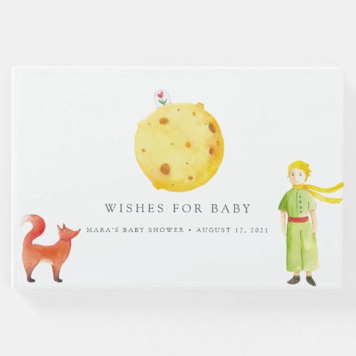 Little Prince Baby Shower Book Wishes For Baby