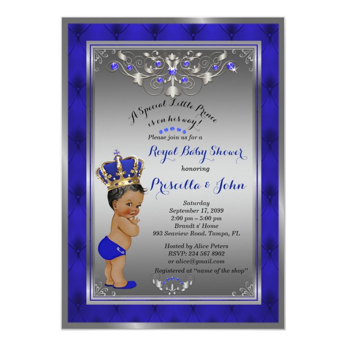 little prince baby shower invitations