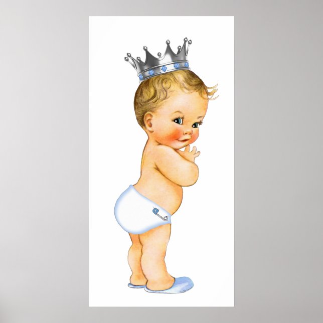 Little Prince Baby Shower Poster (Front)