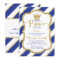 Little Prince Birthday Invitation in Blue & Gold