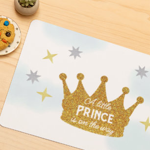 Little Prince Boy Baby Shower Placemat