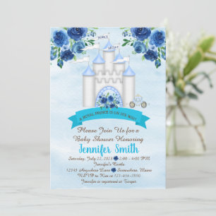 Little Prince Castle Baby Shower Invitation