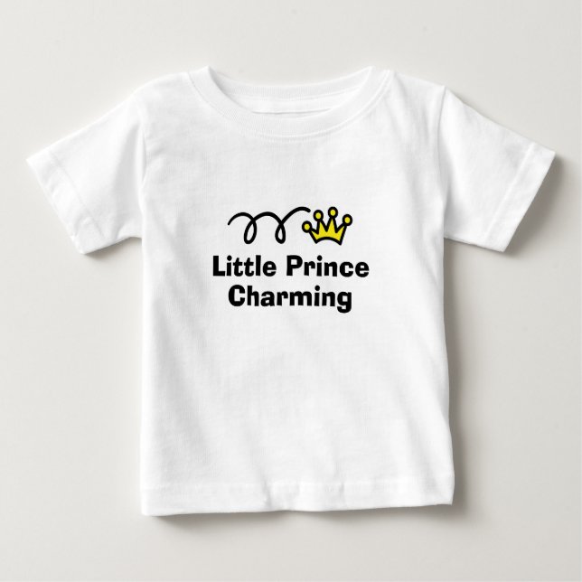 Little Prince charming baby shirt for newborn (Front)