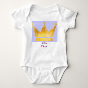Little Prince for Baby Royalty Cute Crown Design Baby Bodysuit
