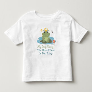 Little Prince Frog 2nd Birthday Tee Shirt