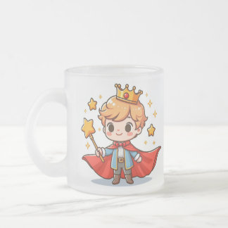 Little Prince Frosted Glass Coffee Mug