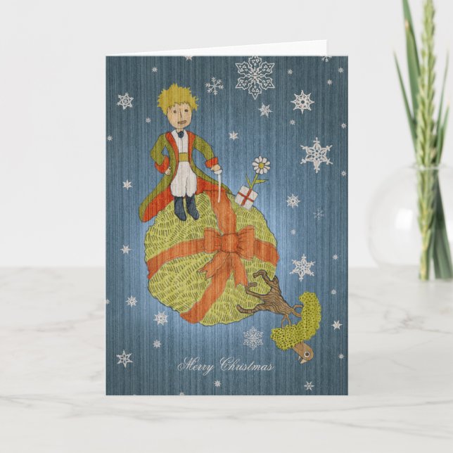 Little Prince Holiday Card (Front)