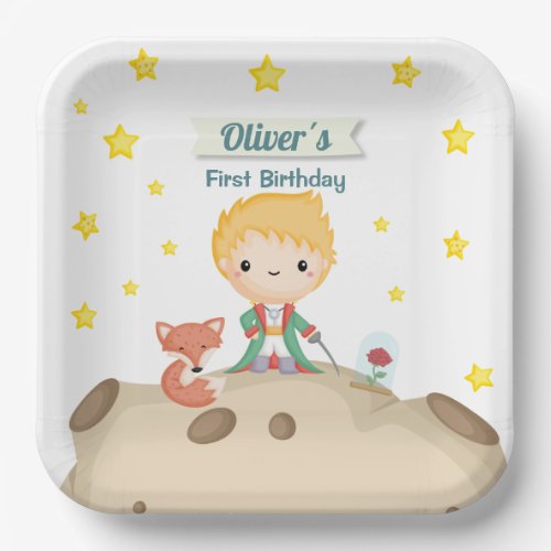 Little Prince Le Petit Prince Paper Plates