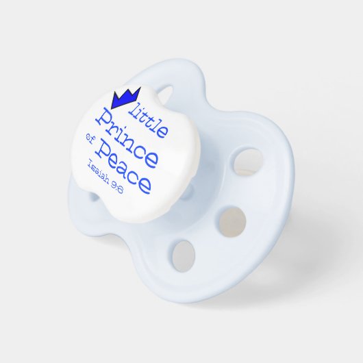 little Prince of Peace ! Pacifier (Front Right)