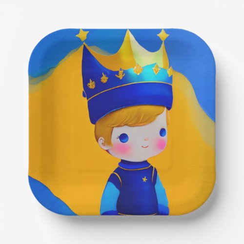 Little Prince Paper Plate