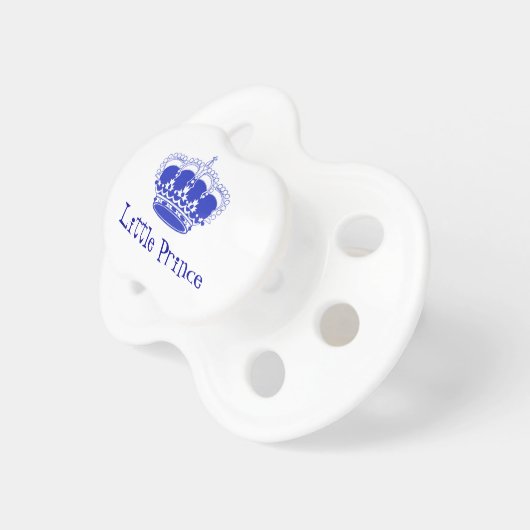 Little Prince Royal Baby Crown Pacifier (Front Right)