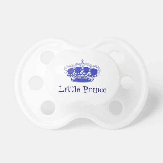 Little Prince Royal Baby Crown Pacifier (Front)
