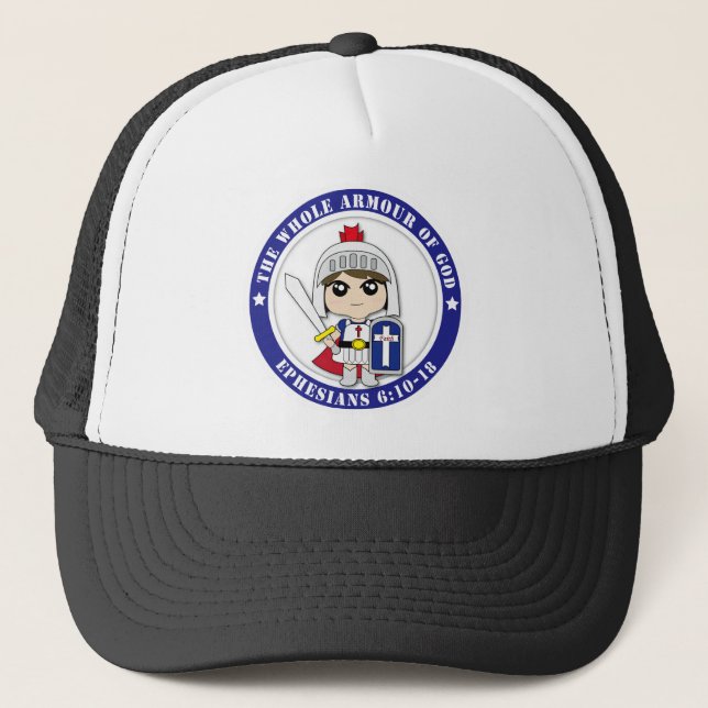 Little Prince Tat Tat Warrior Style Trucker Hat B (Front)