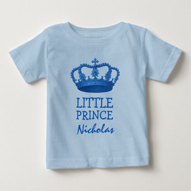 Little Prince with Crown V25 Baby T-Shirt (Front)