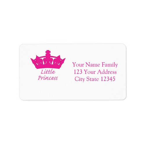 Little Princess _ A Royal Baby Label