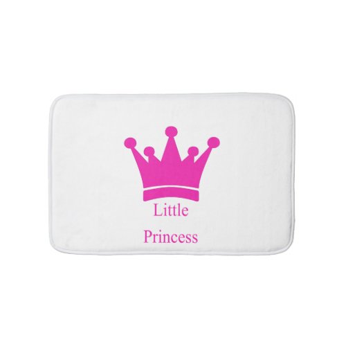 Little Princess _ A Royal Baby Nursery Bathroom Mat