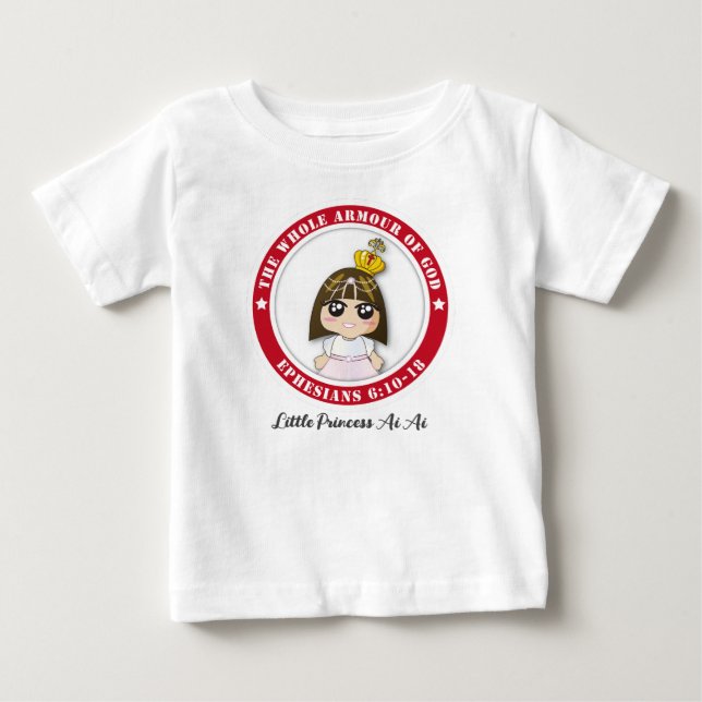 Little Princess Ai Ai Baby Fine Jersey T-Shirt (Front)