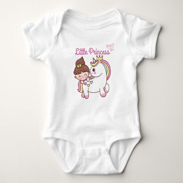 Little princess  baby bodysuit (Front)