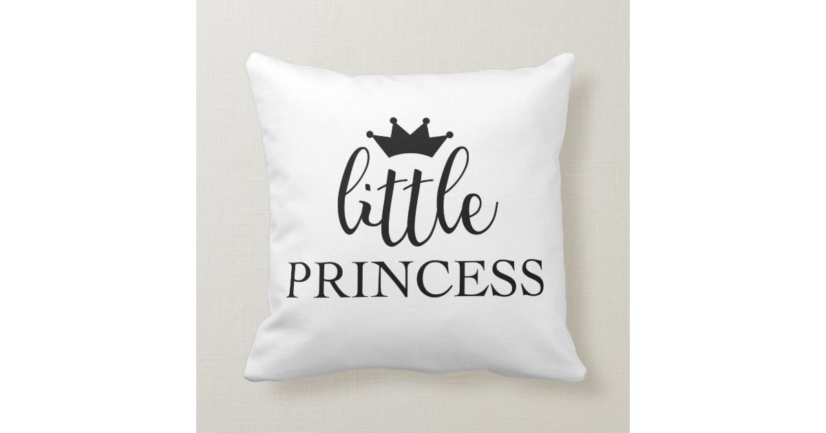 Little Princess Baby Girl Room Decor Throw Pillow Zazzle Com
