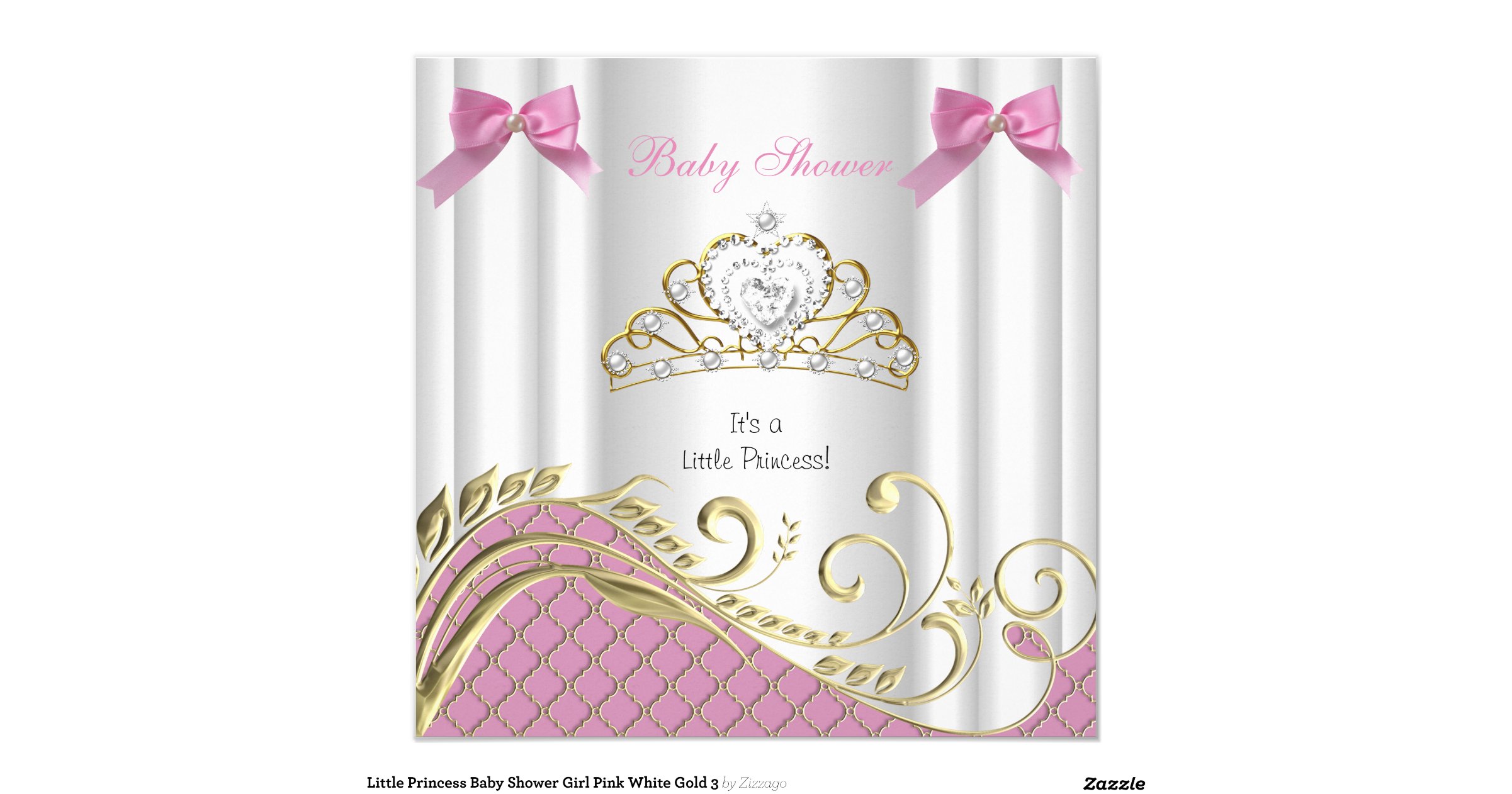 little_princess_baby_shower_girl_pink_white_gold_3_invitation ...