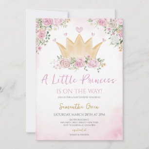 Little Princess Baby Shower Invitation