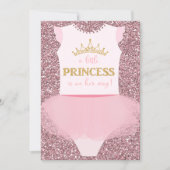 Little Princess Baby Shower Invitation (Front)