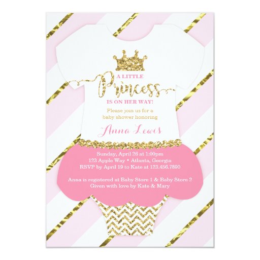 New Little Princess Baby Shower Invitations 7