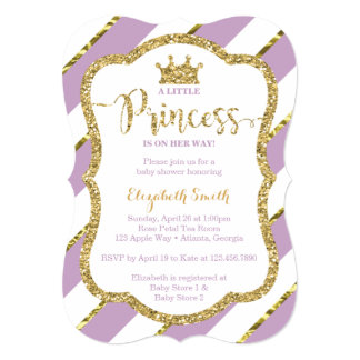 Little Princess Baby Shower Invitations  Announcements  Zazzle