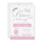 Little Princess Baby Shower Invite, Faux Glitter