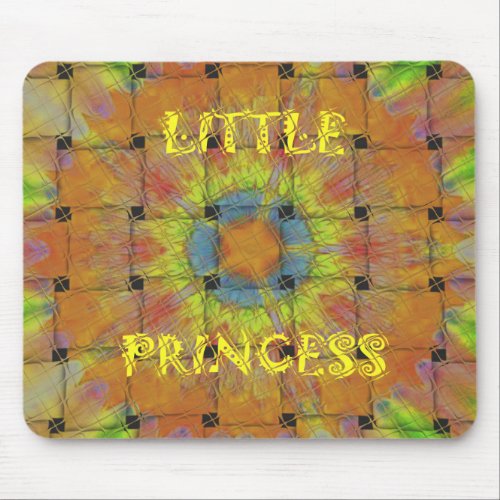 Little Princess Beautiful  colors Design Mouse Pad