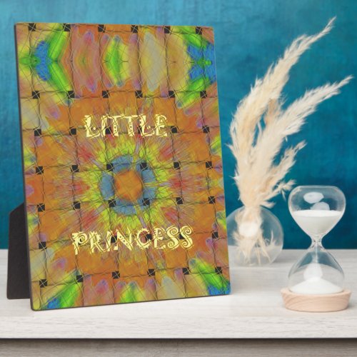 Little Princess Beautiful  colors Design Plaque