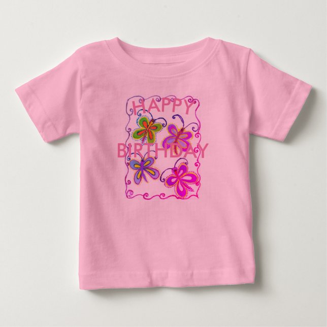 Little Princess Beautiful Fantastic Girly Design Baby T-Shirt (Front)