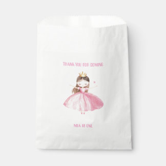 Little Princess Birthday Favor Bag Personalised