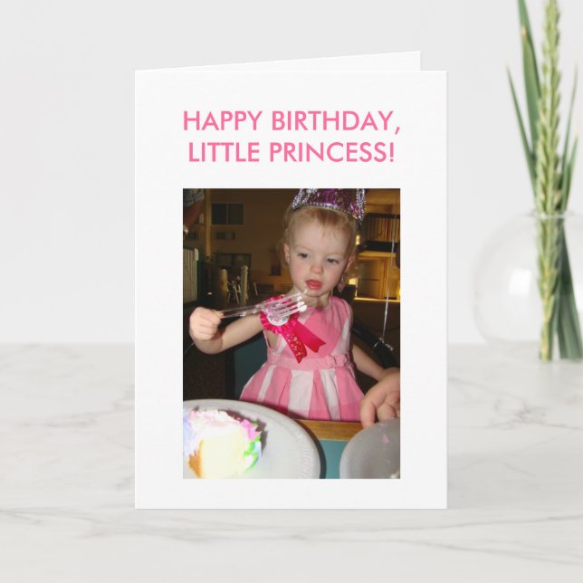 Little Princess, Birthday, HAPPY BIRTHDAY,LITTL... Card (Front)