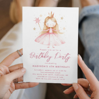 Little Princess Birthday Party Invitation