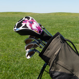 Little Princess black & white lovely Butterflies   Golf Head Cover