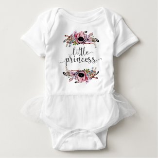 Little Princess | Boho Chic Floral Baby Girl Tutu Baby
Bodysuit