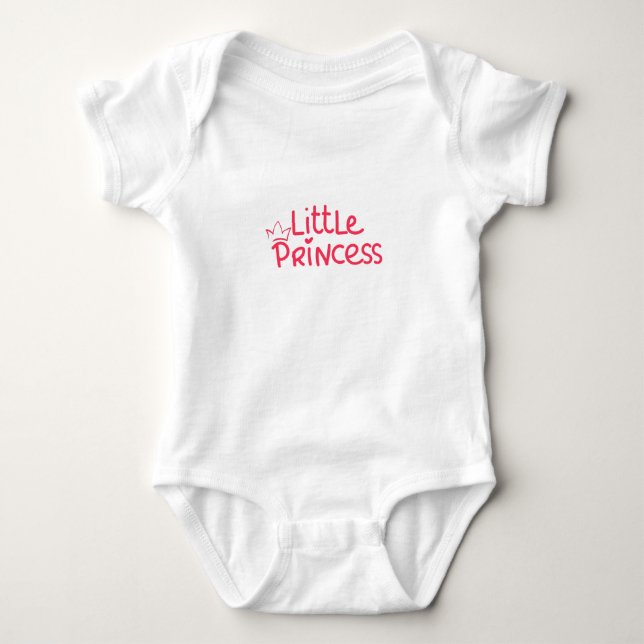 Little princess- Cute Baby girl Baby Bodysuit (Front)