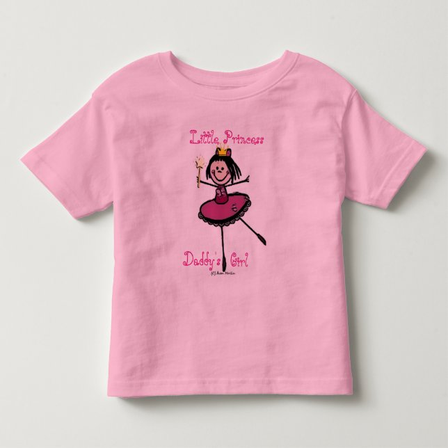 Little Princess - Daddy's Girl Toddler T-shirt (Front)