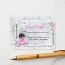 Little Princess Diaper Raffle Tickets, frozen      Enclosure Card