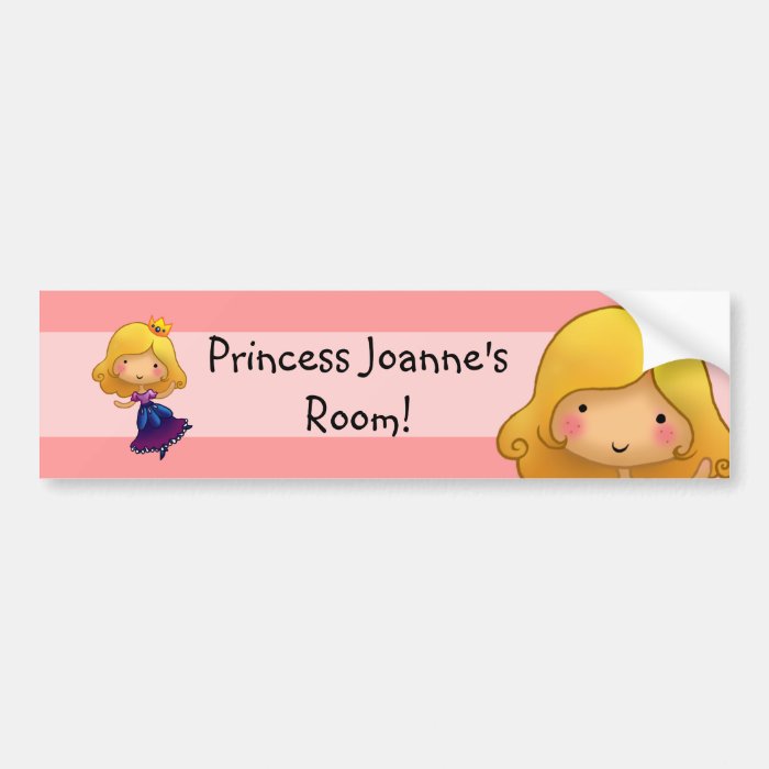 Little Princess Door sticker Bumper Stickers