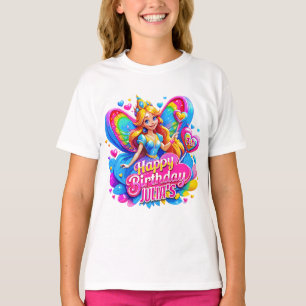 Little Princess Fairy Rainbow Wings, Birthday gift T-Shirt